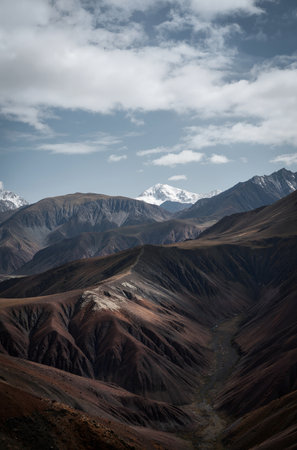 Mountain landscape in Himalayas, Ladakh, India.の素材
