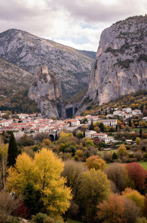Autumn in the town of Kotor, Montenegro, Balkansの素材