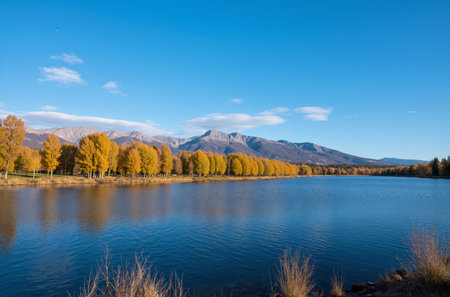 Lake Tekapo, New Zealand. Lake Tekapo is the largest freshwater lake in New Zealand.の素材