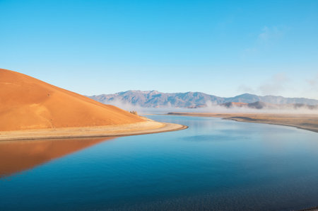 Sossusvlei, Namib Naukluft National Park, Namibiaの素材