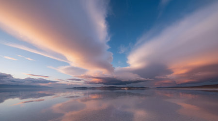 Sunset over Lake Tekapo, South Island, New Zealand.の素材