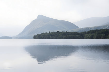 Landscape image of Loch Lomond, Scotland, UK.の素材