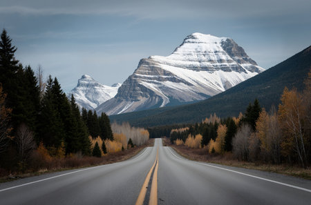 Road to Glacier National Park, Montana, United States of America.の素材