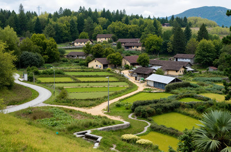 Village in South Korea,Suwon\\"\"\""の素材