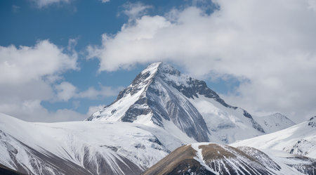 Beautiful mountain landscapes in Cordillera Blanca, Peru, South Americaの素材