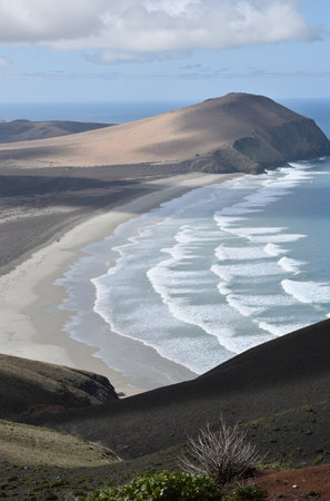 El Golfo, Lanzarote, Canary Islands, Spain.の素材