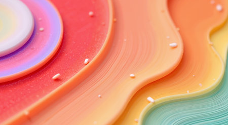 abstract background of colored paper with drops of water, closeupの素材