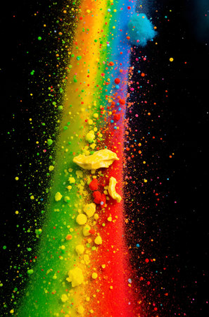 Aerial view of small island in blue water. Top view.の素材