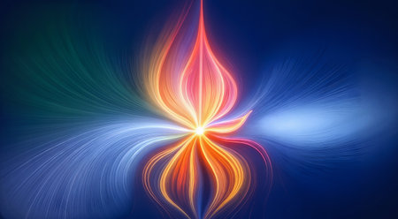 abstract fractal background a computer-generated 2D illustration, textureの素材