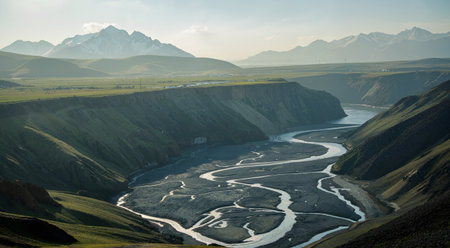 Kazakhstan, Tien Shan mountains, Dzhuku Valleyの素材