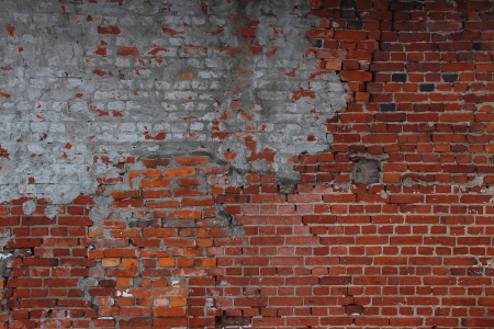 brick wall of the old buildingの写真素材