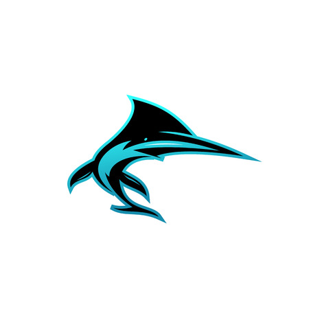 Creative vector symbol of shark.のイラスト素材