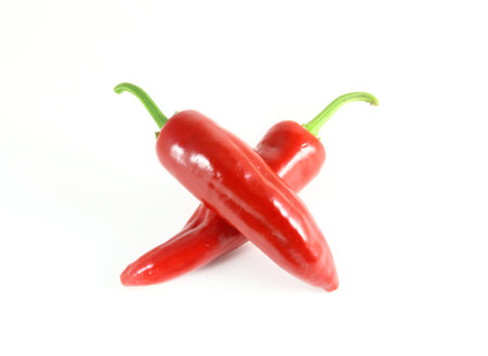 chili pepper isolated on a white background.