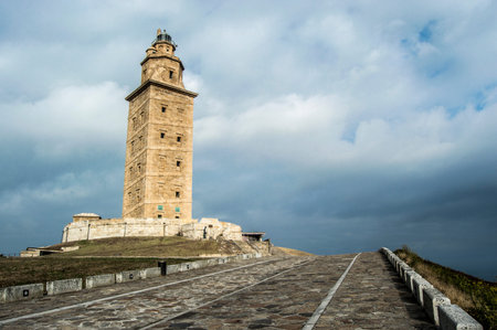 Tower of Hercules in A Corunaのeditorial素材