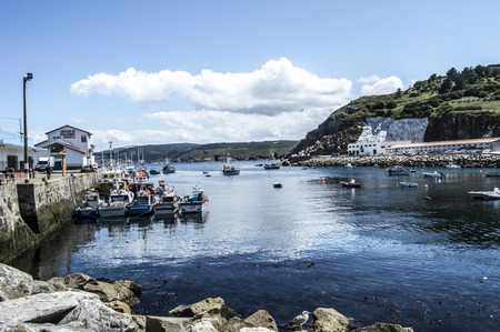 The port of Malpicaのeditorial素材