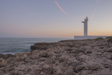The sierra de irta in alcocebre, Castellonの写真素材