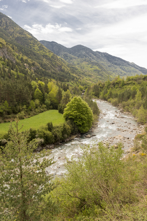 Hiking in torla ordesa, pyrenees of huescaの写真素材