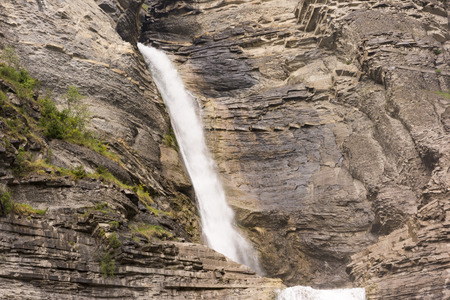 Around the village of Broto in Huescaの写真素材