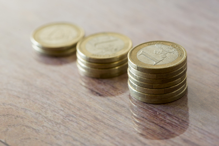 Several official currencies of the European Economic Unionの写真素材