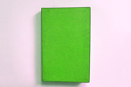 Illustration of a book on a white background for graphic resourceの写真素材