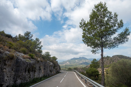 Mountainous area in the interior of Tarragona, Spain