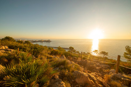 Sunrise by the sea of Oropesa del Mar, Spain