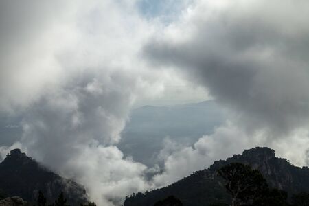 Route through the mont caro of Tarragona, Spainの写真素材