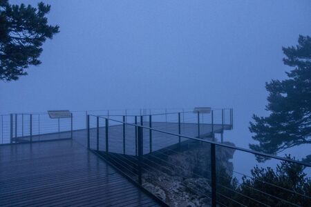 Route through the mont caro of Tarragona, Spainの写真素材