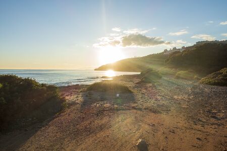 The coast of the renega a clear summer day, Spainの写真素材