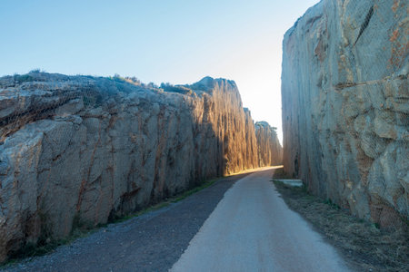 The green road from Oropesa to Benicassim, Costa Azahar, Spain