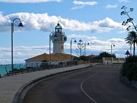 Cullera lighthouse, Spainの写真素材