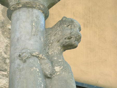 Medieval sculptureの写真素材