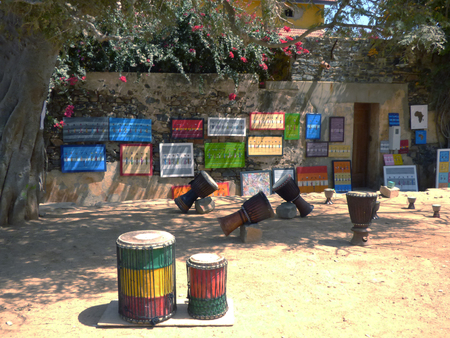 African paintings and musicのeditorial素材