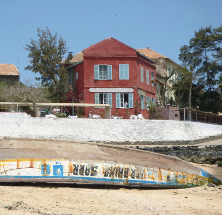 Port of Ile de Gore, Senegalの写真素材