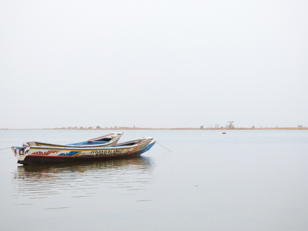 Sine Saloum in Senegalの写真素材