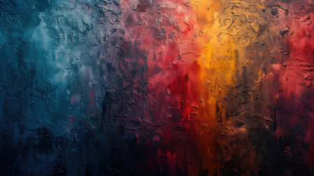 colorful abstract background with grunge texture and red, orange, blue and yellowの素材