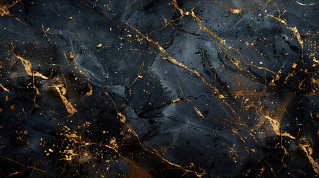black and gold marble texture background. High resolution photo. Full depth of field.の素材