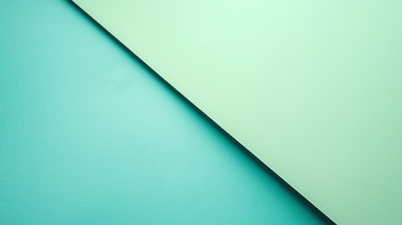 Abstract blue and green color paper background with copy space for desiの素材