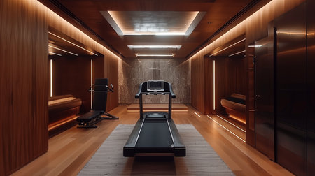 Ultra-Luxury Minimalist Home Gym Epic Design for Inspiring Workoutsの素材
