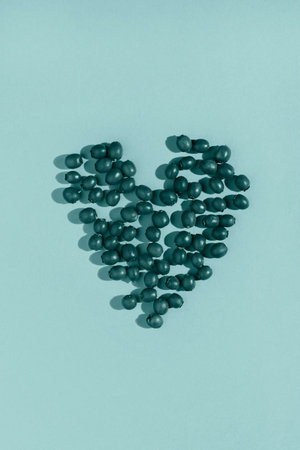 Beautiful heart shape studio shot