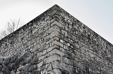 Well preserved acropolis fortification in Alatri, Italy, the megalithic wall is formed by calcareous...