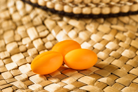 Colored medicine pills on colored background, hearth care and medicineの写真素材