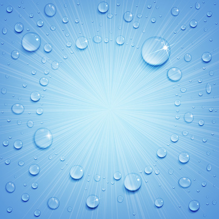 water drops on the ice surfaceのイラスト素材