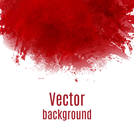 Abstract  background with paint stains, brush strokes and blots. Imitation of watercolor.Vector illustrationのイラスト素材