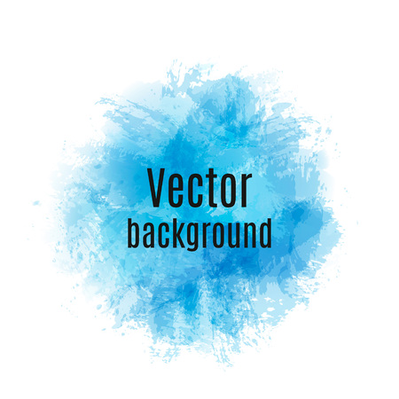 Abstract  background with paint stains, brush strokes and blots. Imitation of watercolor.Vector illustrationのイラスト素材