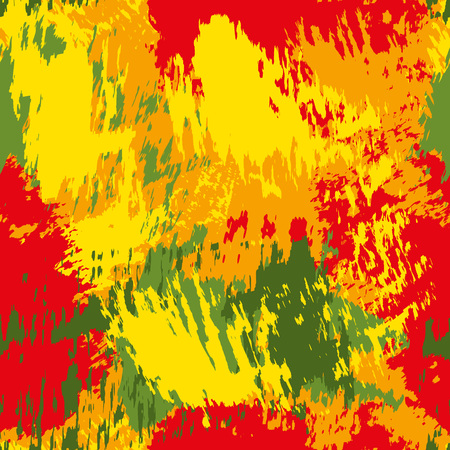 Abstract seamless pattern with paint splashes, brush strokes, ink splats, spots. Vector background. Colorful grunge texture for fabric, wallpaper, postersのイラスト素材