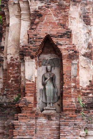 Buddha Statue in Ayutthayaの写真素材