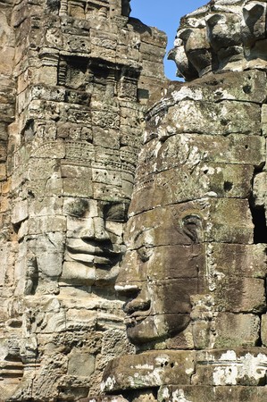 Faces of Bayon, Angkor Thom.の写真素材