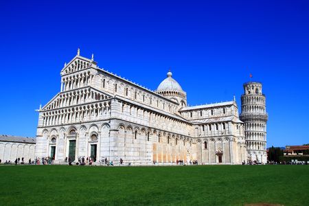 Leaning Tower of Pisa, Pisa Duomo Italy の写真素材