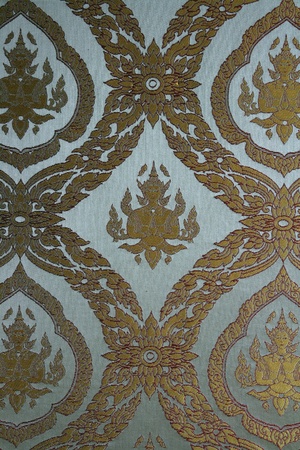 Thai Chinese Traditional Ornament Paint on Temple wallのeditorial素材